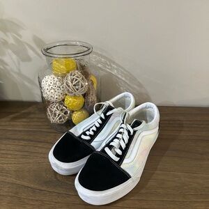 Vans Black and White Classic Sneakers